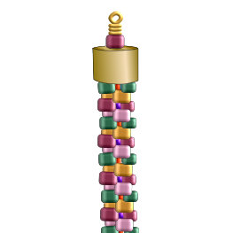 Beaded kumihimo instructions